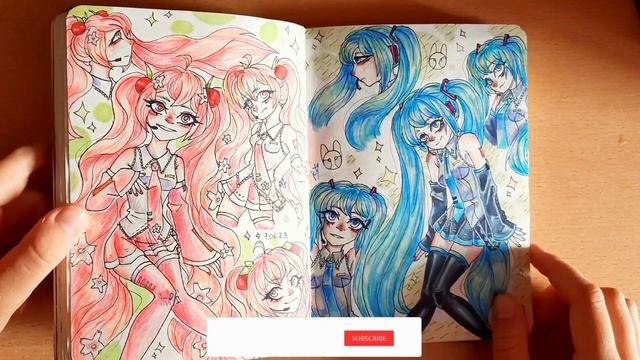 ?/обзор на рисунки в скетчбуке/?#арт #рисунок смотреть онлайн