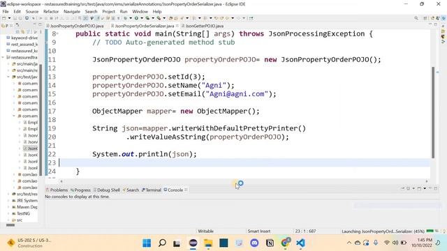 Rest Assured | 54 | Jackson Annotation | @JsonPropertyOrder | தமிழ் смотреть онлайн