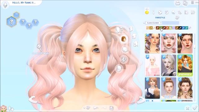 Anime Cutie  FULL CC LIST  Sims 4 CAS