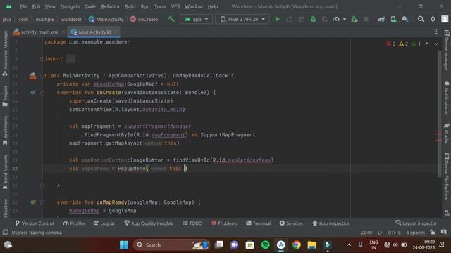 How to change Type of Google Map in Android Studio Kotlin смотреть онлайн