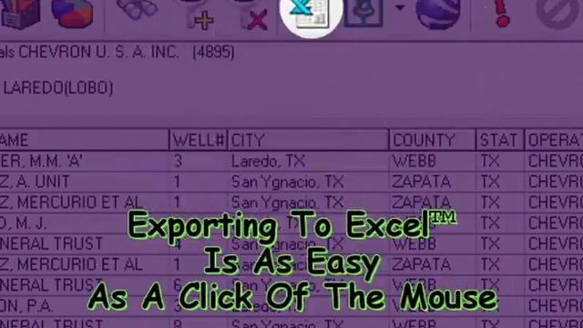 Export the Main Grid into Excel from LPD - Lasser Production Data for Windows смотреть онлайн