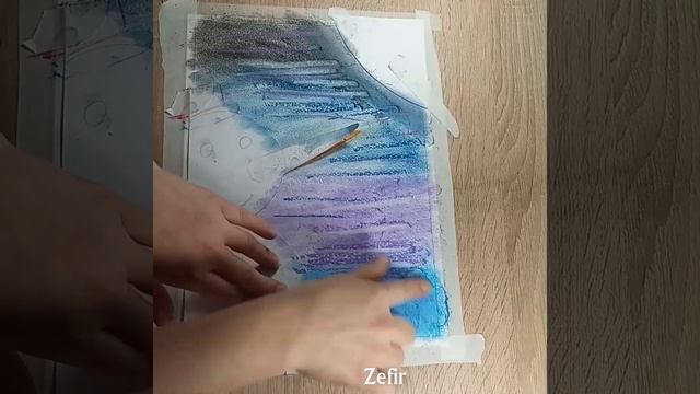 Как нарисовать снеговика ⛄ Рисуем зимный пейзаж ❄️ Урок рисования смотреть онлайн