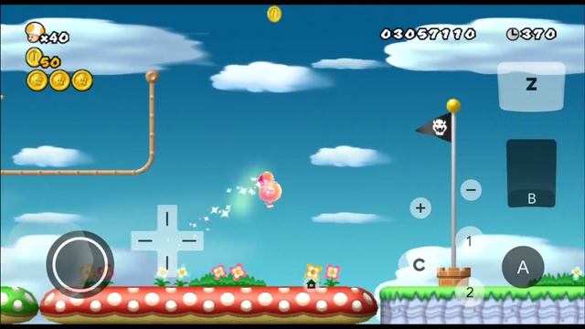 NSMBW World 7 Part 1 Gameplay (Yellow Toad) смотреть онлайн