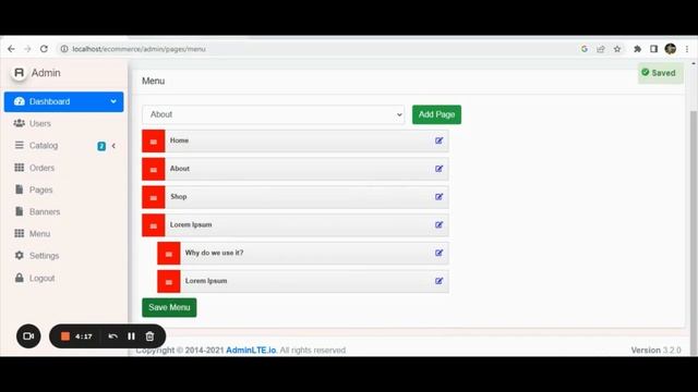 Manage Dynamic Page (Menu) from backend using PHP, Codeigniter, MySql, Ajax, Jquery. смотреть онлайн