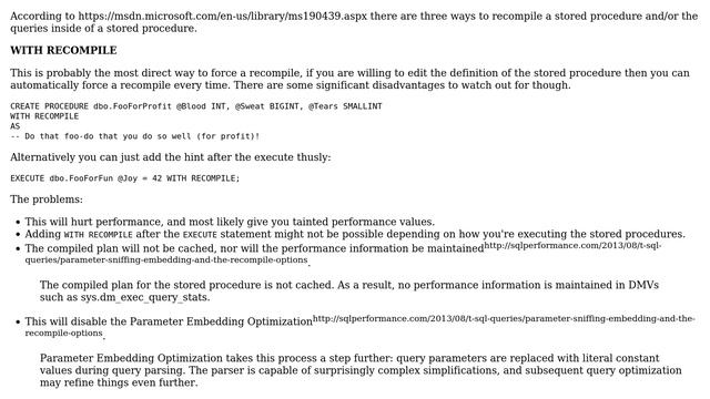 Databases: Can I disable execution plan caching for debugging purposes? (2 Solutions!!) смотреть онлайн