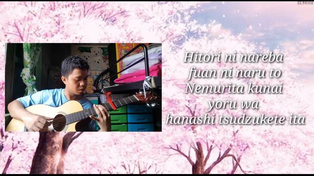 Orange 7!! - Your Lie In April - Cover (Simple Fingerstyle Guitar) with Lyrics смотреть онлайн