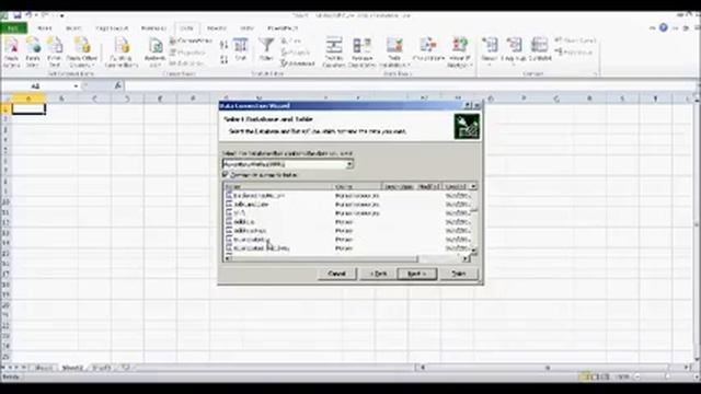 Connecting and viewing SQL data in MS Excel смотреть онлайн
