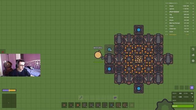 BinnyDiz в zombs.io! зомби ио браузерная игра смотреть онлайн