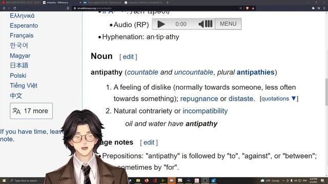 A: Antipathy: Wiktionary: Wandering Wikis смотреть онлайн