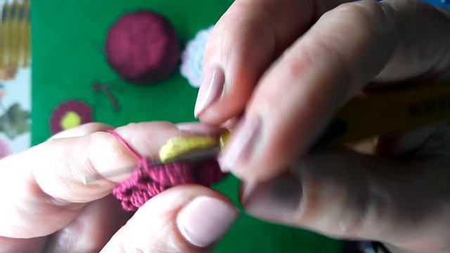 Цветок маргаритка, для Ирландского кружева. смотреть онлайн