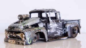 Восстановление Поврежденного Заброшенного Старого Пикапа Ford F100 1959 - Модель Автомобиля