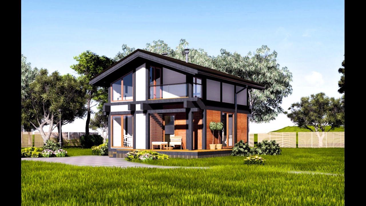 Каркасный дом 85 м2 смотреть онлайн