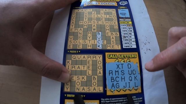 NEW TICKET BCLC Scratch & Win - Super Crossword смотреть онлайн
