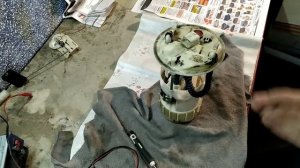 переборка модуля бензонасоса Рено Меган2