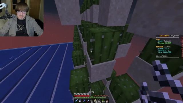 Cactus, String, Sand aka building a massive Cactus Farm on InvadedLands Skyblock | Minecraft смотреть онлайн