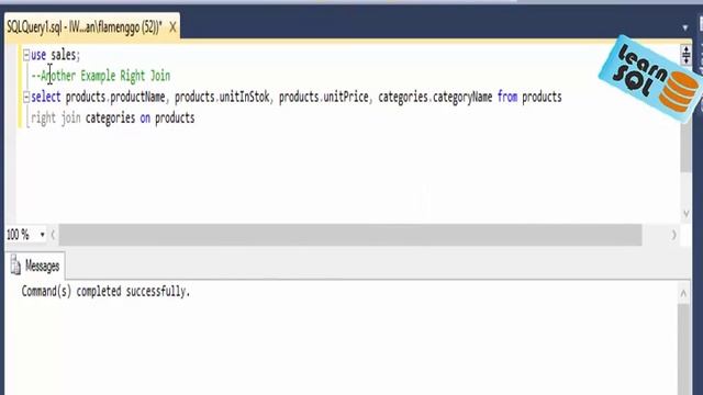 Right Join SQL Server смотреть онлайн