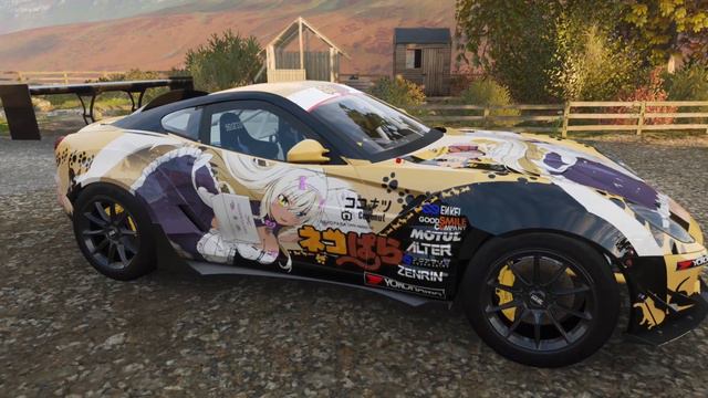Forza Horizon 4 "Nekopara" Coconut GTB Fiorano Formula Drift itasha car anime manga on Xbox ネコぱら 痛 смотреть онлайн