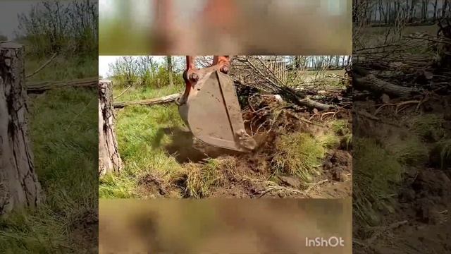 Корчевка деревьев, корчевка пней. смотреть онлайн