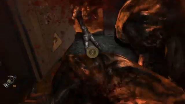 Геймплей Metro 2033 - рукопашная с монстрами
