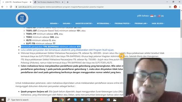 Pengalaman Mendaftar S2 di Institut Teknologi Bandung (ITB) смотреть онлайн