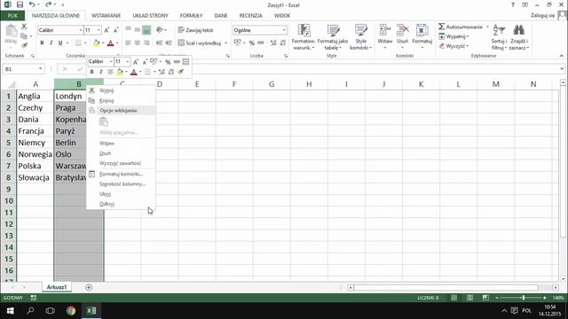 Excel Porady - Ukrywanie kolumn i wierszy w Excelu /#9/ смотреть онлайн