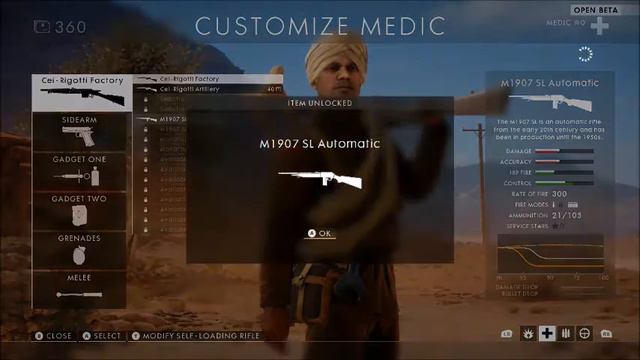 BATTLEFIELD 1 BETA / How To Make Custom Classes смотреть онлайн