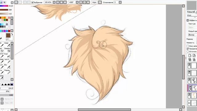 How to draw fur.Tutorial.Как нарисовать Шерсть/Мех by Babayka Lesnaya. смотреть онлайн