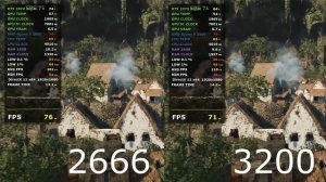ОЗУ 2666 VS 3200 RYZEN 5 2600 + RTX 2070 SUPER
