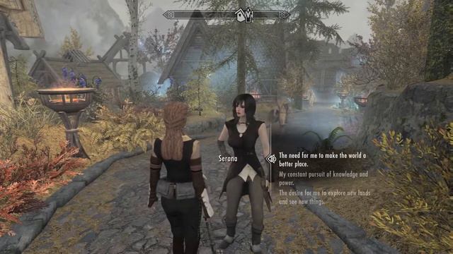 Conversation with Serana (SDA mod) - Skyrim, The Elder Scrolls V смотреть онлайн