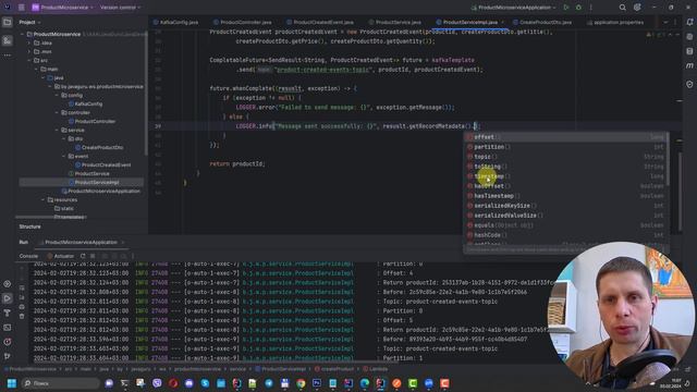 11. KafkaTemplate. Реализуем REST Controller-service-kafka Producer (Kafka - полный курс)