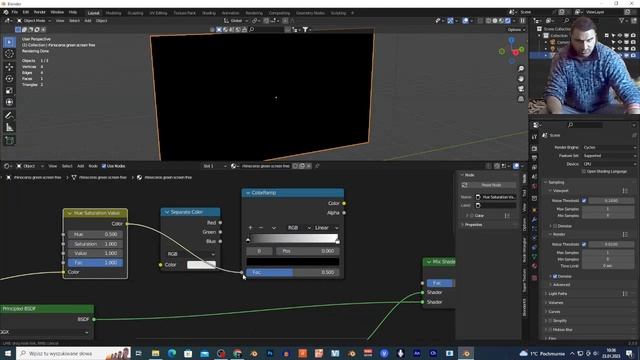 blender remove green screen image as plans смотреть онлайн