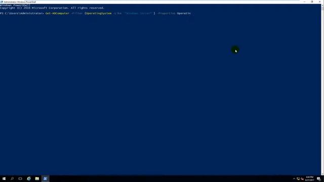 Using PowerShell - Get OS Windows Server in domain смотреть онлайн
