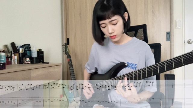 Leevia⎜Ado - うっせぇわ/Usseewa (Guitar Cover + TAB)