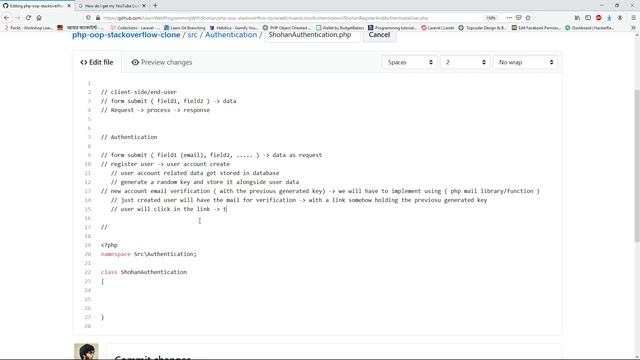 Live class on Php Object Oriented Authentication смотреть онлайн