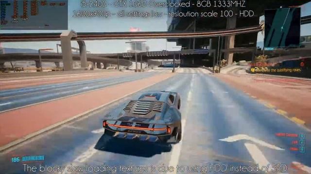 Cyberpunk 2077 - i5 2400 - MSI GTX 1060 3GB - 8GB 1333MHZ Memory - 900p Resolution смотреть онлайн