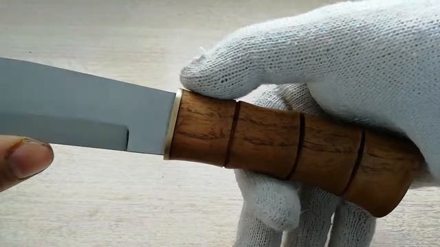 Шкуросьемный нож 9ХС "Бамбук" смотреть онлайн