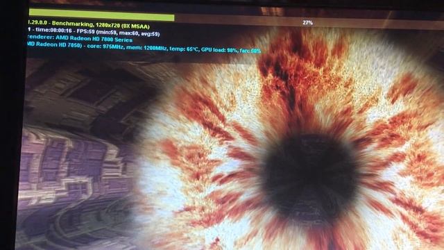 Furmark RADEON HD 7850 Gigabyte 2gb oc 720p смотреть онлайн