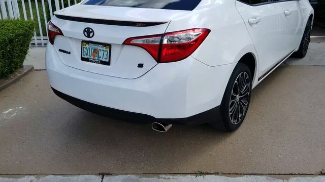 2016 Corolla S TRD exhaust (rev limiter at the end) смотреть онлайн