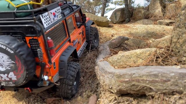 RC Traxxas TRX4-Defender & a strange map story Part1(1/2) смотреть онлайн