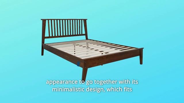 Acacia Kaylin 14 Inch Wood Platform Bed Frame with Headboard смотреть онлайн