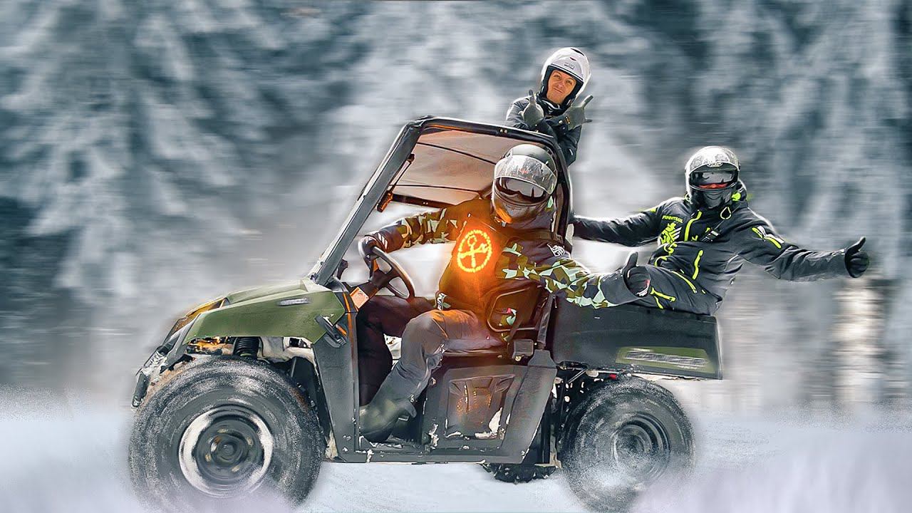 ДВС до свидания! Переделали UTV Polaris 4х4 на электротягу! смотреть онлайн