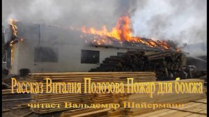 Рассказ Виталия Полозова - "Пожар для бомжа" читает Вальдемар Шайерманн