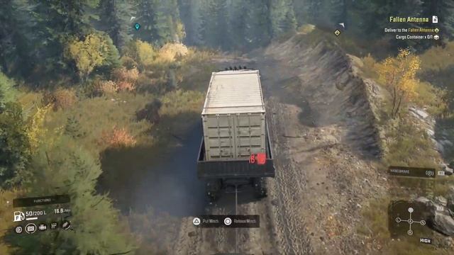 SnowRunner Fallen Antenna Mission And Heavy Burden Contest Gameplay смотреть онлайн