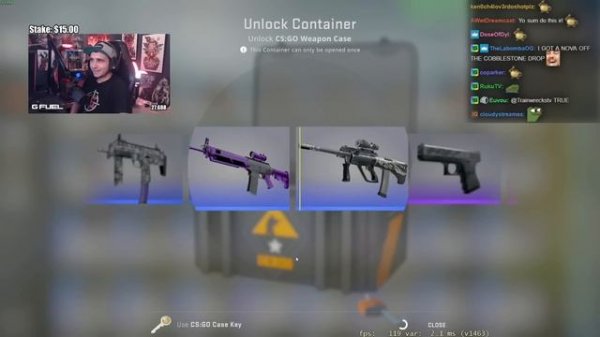 Summit1g Wins BIG on $2,500+ RARE CS:GO Case Opening! (Souvenir Cobblestone Boston 2018)