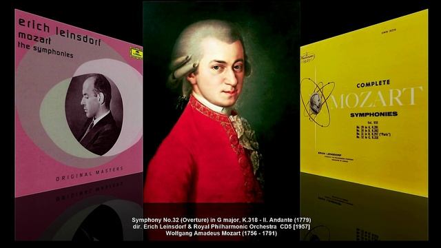 W.A, Mozart - Symphony No.32 in G major, K.318 (dir. Erich Leinsdorf, 1957) смотреть онлайн