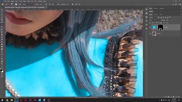 How to Change Skin Color in Photoshop смотреть онлайн