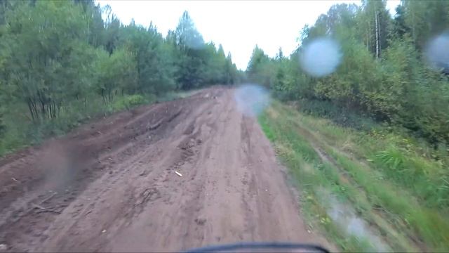(23) По лесной дороге 10,5 км на ямаха бвс. Б.Денисята- Омутнинск смотреть онлайн