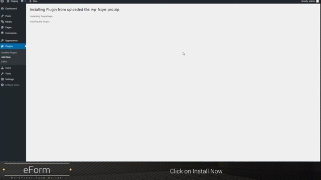 Installation - eForm - WordPress Form Builder смотреть онлайн