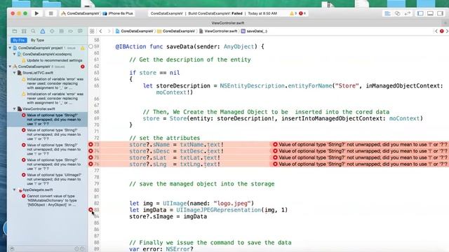 22.0 - Core Data App Conversion to Swift 2.0 смотреть онлайн