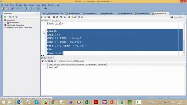 61 Simple CASE/ SQL для начинающих с нуля до сертификата Oracle